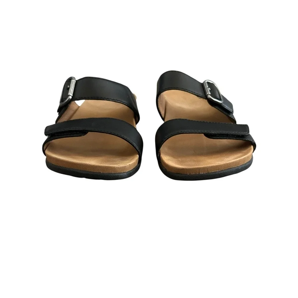 Dansko Sandals Women's Justine Calf Black Size 6.5-7/37 Comfort‎ Adjustable